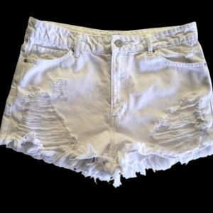 Forever 21 Distressed Denim Shorts